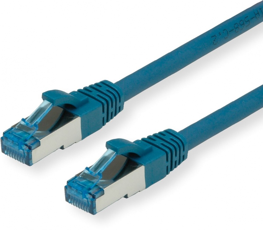 Cablu retea S-FTP cat 6a blue 10m, Value 21.99.1957 10m